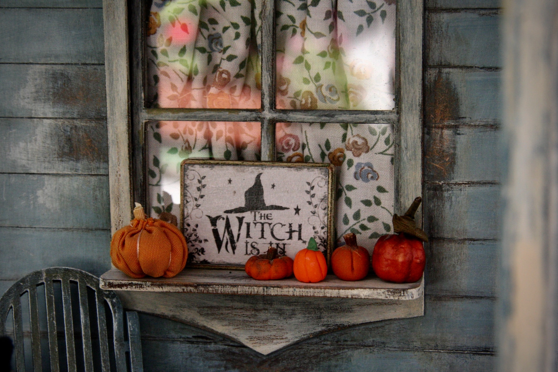 Decoración para una casa en Halloween